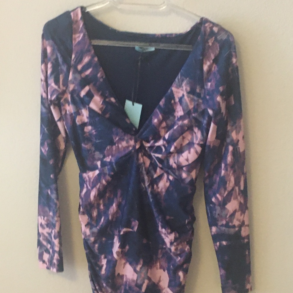 Kookai pink/purple tye dye dress